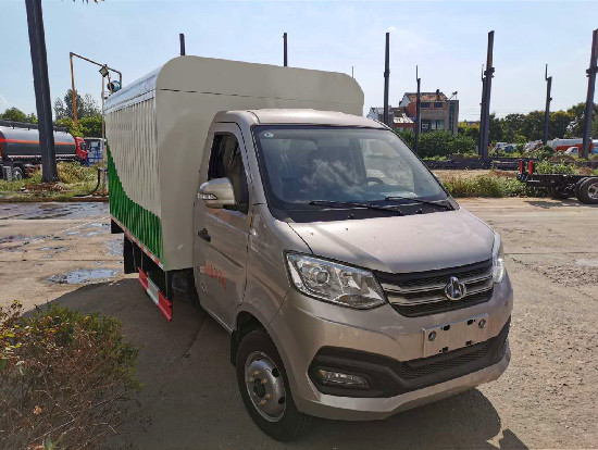 長(zhǎng)安國(guó)六密閉式桶裝垃圾車